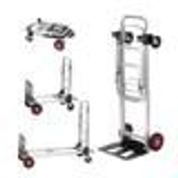 Diable - VEVOR - Diable Pliant en Aluminium 2-en-1 Diable Chariot Capacité 181 kg Robuste