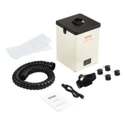 Extracteur de Fumée - VEVOR - 265 x 265 x 430 mm150 W1013 kgFiltre 3 Couches Débit dAir 332 m³-h