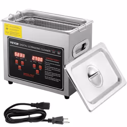 Nettoyeur à ultrasons 3L - VEVOR - Bac Ultrasons Numérique avec Chauffage Minuterie