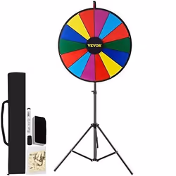 Roue de Loterie Effaçable à Sec 45 cm - VEVOR - 14 Fentes - Trépied