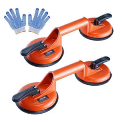 Ventouse Carrelage - VEVOR - Double Ventouse Vitre Vitre 2PCS 119mm 150kg Poignée Alliage Aluminium