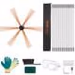 Kit de Ramonage Cheminée - VEVOR - Poêle Pellet - Brosse Rotative - 12 Tiges Flexibles Nylon