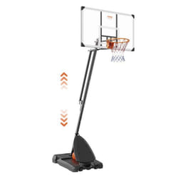 Panneau de Basket - VEVOR - Panier de Basket Panneau Basket 138cm Hauteur Réglable 232-305 cm Extérieur Intérieur