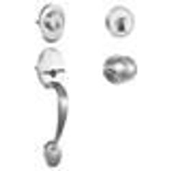 Paire de Poignées de Porte - VEVOR - Épaisseur de porte adaptée 35-45 mmavec bouton intérieur espacement des trous réglable