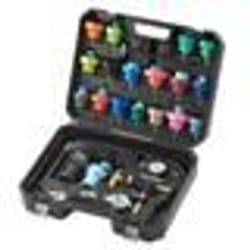 Kits dessai de Pression - VEVOR - Kit de Testeur Pression & Rechange Liquide Refroidissement Radiateur 28PCS