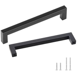 Poignee de Meuble Cuisine VEVOR 30PCS Poignées Porte Armoire Acier 160mm Poignées Tiroir Modernes pour Cuisine Salle Bain Noir Mat