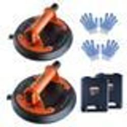 Ventouse Carrelage - VEVOR - Ventouse Vitre Vitre sous Vide 2PCS 203 mm 278 kg Poignée ABS Boîte PP