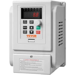 Variateur de Fréquence - VEVOR - Convertisseur de Fréquence VFD 22kW 10A 3CV Contrôle Vitesse Moteur Triphasé