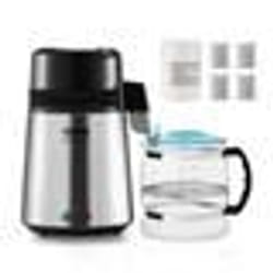 Distillateur dEau - VEVOR - 4L Distillateur dEau Pure Purificateur dEau 1L/h Intérieur Inox Alimentaire