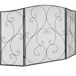 Pare Feu Cheminée - VEVOR - 3 panneaux 1219x767 cm Noir VintagePliableAucun assemblage requis Fer