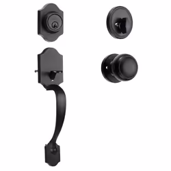 Paire de Poignées de Porte - VEVOR - Épaisseur de la porte 35-45 mm11 kgavec bouton intérieur espacement des trous réglable
