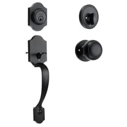 Paire de Poignées de Porte - VEVOR - Épaisseur de la porte 35-45 mm11 kgavec bouton intérieur espacement des trous réglable