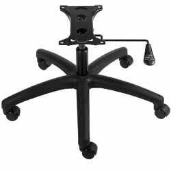 Base de Chaise de Bureau de Rechange-VEVOR-avec 5 Roulettes -Remplacement de la Base de la Chaise de Bureau-Noir