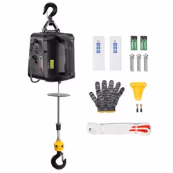 Palan Electrique - VEVOR - Treuil Electrique Portable Treuil de Levage Portable 2 en 1 Télécommande 49895 kg