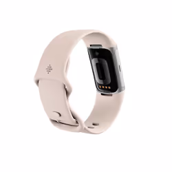 Fitbit Charge 6 AMOLED Bracelet connecté Beige, Argent - Vue supplémentaire 4