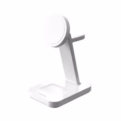mophie Snap+ 3-in-1 Wireless Charge Stand, Intérieure, USB, Recharge sans fil, Blanc