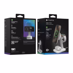 mophie Snap+ 3-in-1 Wireless Charge Stand Casque, Smartphone, Smartwatch Blanc USB Recharge sans fil Charge rapide Intérieure - Vue supplémentaire 4
