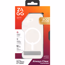 ZAGG Crystal Palace Snap w/Kickstand Housse iPhone 16 Transparent - Vue supplémentaire 4