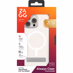 ZAGG Crystal Palace Snap w/Kickstand Housse iPhone 16 Pro Max Transparent - Vue supplémentaire 4