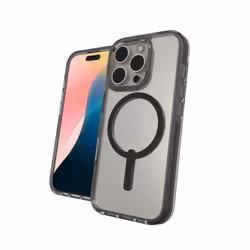 ZAGG Santa Cruz Snap, Housse, Apple, iPhone 16 Pro, 16 cm (6.3"), Noir, Transparent