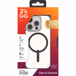 ZAGG Santa Cruz Snap 6.3" Housse Noir, Transparent