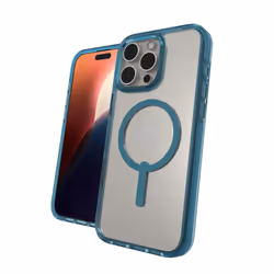 ZAGG Santa Cruz Snap, Housse, Apple, iPhone 16 Pro Max, 17,5 cm (6.9"), Bleu, Transparent