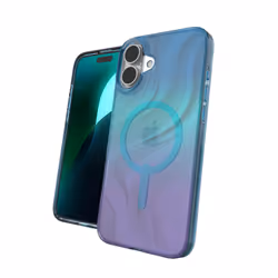 ZAGG Milan Snap, Housse, Apple, iPhone 16+, 17 cm (6.7"), Bleu, Violet