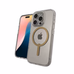 ZAGG Milan Snap, Housse, Apple, iPhone 16 Pro, 16 cm (6.3"), Transparent, Or
