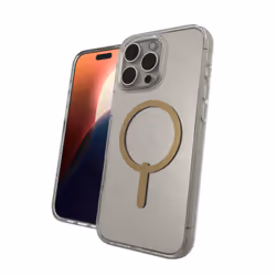 ZAGG Milan Snap, Housse, Apple, iPhone 16 Pro Max, 17,5 cm (6.9"), Transparent, Or