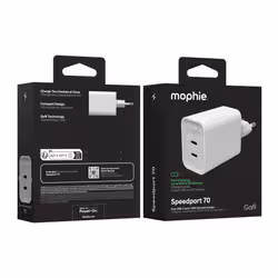 mophie Speedport 70 Universel Blanc Secteur Charge rapide Intérieure - Vue supplémentaire 8