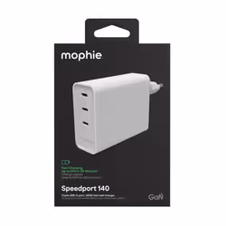mophie Speedport 140 Universel Blanc Secteur Charge rapide Intérieure - Vue supplémentaire 7