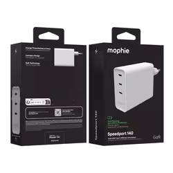 mophie Speedport 140 Universel Blanc Secteur Charge rapide Intérieure - Vue supplémentaire 8