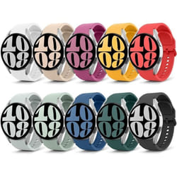 Bracelet en Silicone - MoKo - Compatible avec Samsung Galaxy Watch 7 FE 6 5 4 - 40mm 44mm - 43mm 47mm - 45mm