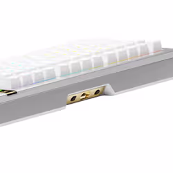 Glorious Gaming GMMK 3 PRO HE : clavier gaming sans fil réactif, effet Hall, corps alu, taux de polling 8K, switches MX et HE (hot swap), activation ajustable, ANSI TKL 75 % (Argenté) - Vue supplémentaire 4