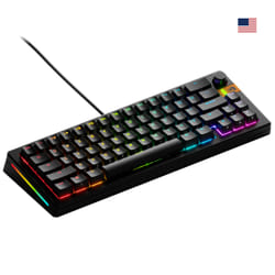 Glorious Gaming GMMK 3 HE 65% Prebuilt clavier Jouer USB QWERTY Anglais américain Noir