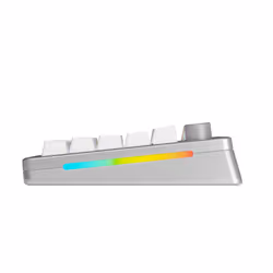 Glorious Gaming GMMK 3 PRO 75% Prebuilt clavier USB + RF Wireless + Bluetooth QWERTY Anglais américain Argent - Vue supplémentaire 4