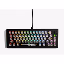 Glorious PC Gaming Race GMMK 3 Barebones, 65%, Avec fil, USB, LED RGB, Noir