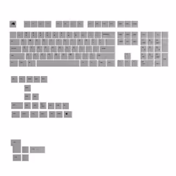 Glorious Gaming GLO-KB-ACC-KC-PC-POLY-US, Capuchon de clavier, Polycarbonate (PC), Translucide