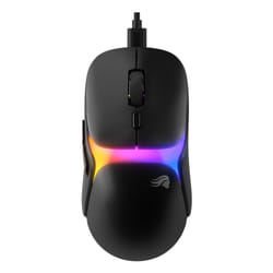 Glorious Gaming - Souris gaming filaire Modèle O3 - Ultralégère 54 g, Switch optiques 130M clics, Capteur BAMF 3.0 30k DPI, Suivi 750 IPS, Accélération 50 G, compatible toutes prises en main - Noire