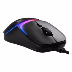 Glorious Gaming - Souris gaming filaire Modèle O3 - Ultralégère 54 g, Switch optiques 130M clics, Capteur BAMF 3.0 30k DPI, Suivi 750 IPS, Accélération 50 G, compatible toutes prises en main - Noire - Vue supplémentaire 3