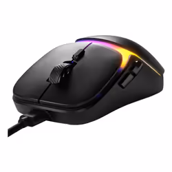 Glorious Gaming - Souris gaming filaire Modèle O3 - Ultralégère 54 g, Switch optiques 130M clics, Capteur BAMF 3.0 30k DPI, Suivi 750 IPS, Accélération 50 G, compatible toutes prises en main - Noire - Vue supplémentaire 4