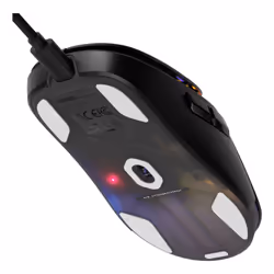 Glorious Gaming - Souris gaming filaire Modèle O3 - Ultralégère 54 g, Switch optiques 130M clics, Capteur BAMF 3.0 30k DPI, Suivi 750 IPS, Accélération 50 G, compatible toutes prises en main - Noire - Vue supplémentaire 5