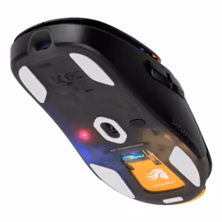 Glorious Gaming - Souris gaming sans fil Modèle O3 : Batterie échangeable InfinitePlay, Taux de rapport 8 kHz, Switch optiques 130M de clics, Ultralégère 66 g, Capteur optique 30k DPI, RGB - Noire - Vue supplémentaire 5