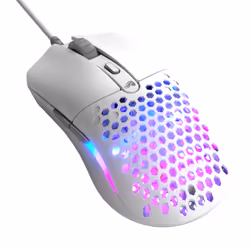 Glorious Gaming Glorious Model O Eternal - Souris gaming RGB ultralégère filaire - Blanc, Droitier, Optique, USB Type-A, 1200 ...