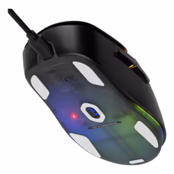 Glorious Gaming - Souris gaming filaire Modèle D3 - Ultralégère 57 g, Switch optiques 130M clics, Capteur BAMF 3.0 30k DPI, Suivi 750 IPS, Accélération 50 G, compatible toutes prises en main - Noire - Vue supplémentaire 5