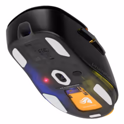Glorious Gaming - Souris gaming sans fil Modèle D3 : Batterie échangeable InfinitePlay, Taux de rapport 8 kHz, Switch optiques 130M de clics, Ultralégère 69 g, Capteur optique 30k DPI, RGB - Noire - Vue supplémentaire 5