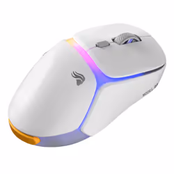 Glorious Gaming - Souris gaming sans fil Modèle D3 : Batterie échangeable InfinitePlay, Taux de rapport 8 kHz, Switch optiques 130M de clics, Ultralégère 69 g, Capteur optique 30k DPI, RGB - Blance - Vue supplémentaire 7