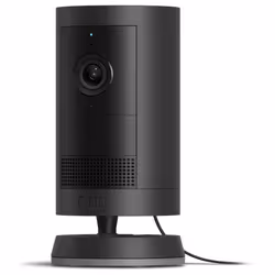 Caméra de surveillance RING Cam Plus - Plug-in - Noire