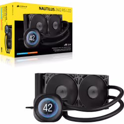 Corsair Nautilus 240 RS LCD Processeur Refroidisseur de liquide tout-en-un 12 cm Noir 1 pièce(s) - Vue supplémentaire 2