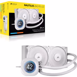 Corsair Nautilus 240 RS LCD Processeur Refroidisseur de liquide tout-en-un 12 cm Blanc 1 pièce(s) - Vue supplémentaire 2